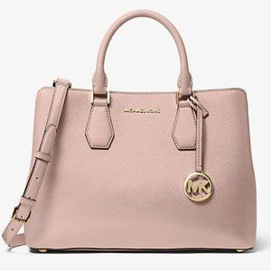 Michael Kors pink satchel bag